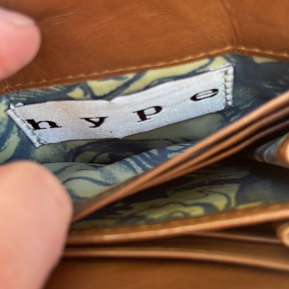 Hype Brown Leather With Gold Trim, Wallet - Picture 4 of 5